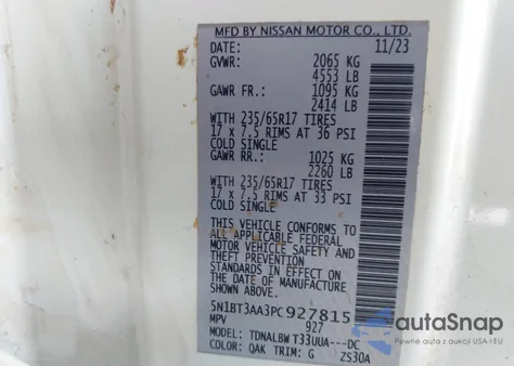 2023 Nissan Rogue S Fwd from USA, damaged, VIN 5N1BT3AA3PC927815